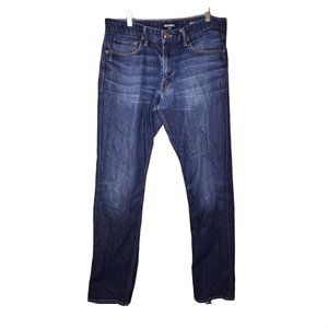 Bonobos jeans mens 36 medium wash zip fly straight fit cotton blend stretch